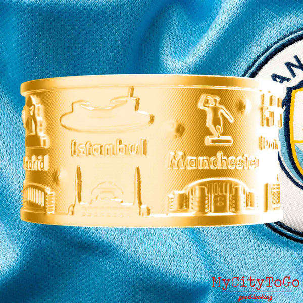 Gold plated Ring Manchester City