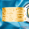 Gold plated Ring Manchester City Champions League